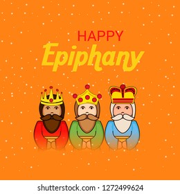 Vector illustration of a Background for Epiphany (Epiphany is a Christian festival).