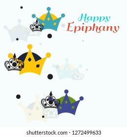 Vector illustration of a Background for Epiphany (Epiphany is a Christian festival).