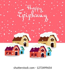 Vector illustration of a Background for Epiphany (Epiphany is a Christian festival).