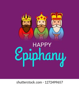 Vector illustration of a Background for Epiphany (Epiphany is a Christian festival).