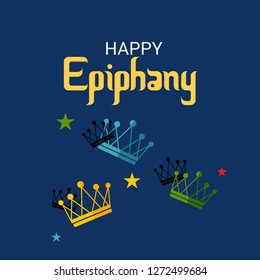 Vector illustration of a Background for Epiphany (Epiphany is a Christian festival).