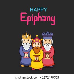Vector illustration of a Background for Epiphany (Epiphany is a Christian festival).