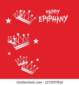 Vector illustration of a Background for Epiphany (Epiphany is a Christian festival).