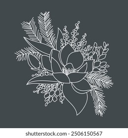 Vector illustration   background with flowers