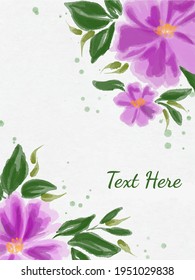 Vector illustration background with flowers. Style with copy space for text. Backdrop for greeting cards, posters, banners, and placards.