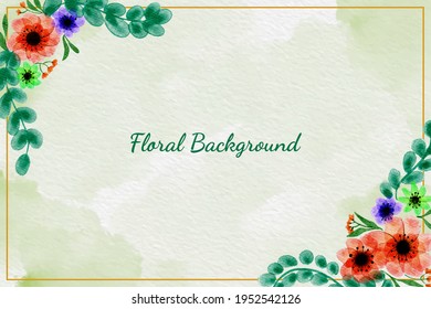 Fondo de ilustración vectorial con flores. Estilo con espacio de copia para texto. Fondo para tarjetas de felicitación, carteles, pancartas y carteles.