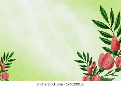 Vector illustration background with flowers. Style with copy space for text. The backdrop for greeting cards, posters, banners, and placards.