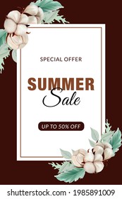 Vector illustration background with flowers. Style with copy space for text. The backdrop for greeting cards, posters, banners, and placards.