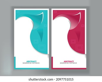 Vector Illustration  Background And Flyer Template Desing 