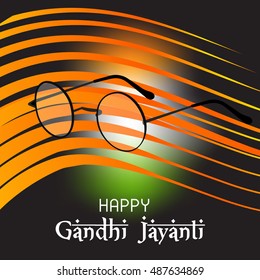 Vector illustration of a background for Gandhi Jayanti