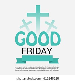 Vector illustration of a Background for Good Friday.