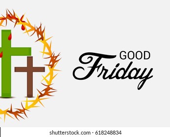 Vector illustration of a Background for Good Friday.