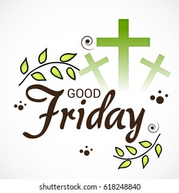 Vector illustration of a Background for Good Friday.