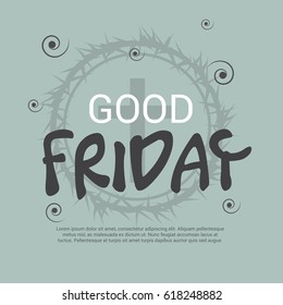 Vector illustration of a Background for Good Friday.