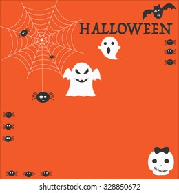 Vector illustration background of halloween
