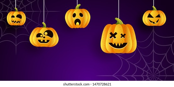 Vector illustration background Halloween 31 october holiday