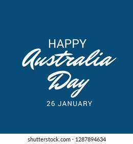 Vector illustration of a Background for Happy Australia Day.
