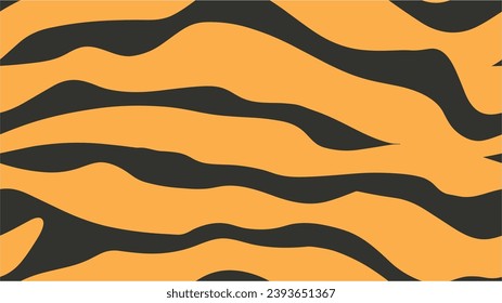 Vector illustration background. Happy chinese New Tiger Year 2022. Abstract animal print. Seamless pattern. Vector seamles texture. Illustration of tiger pattern.