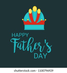 Vector illustration of a Background for Happy Fathers Day.