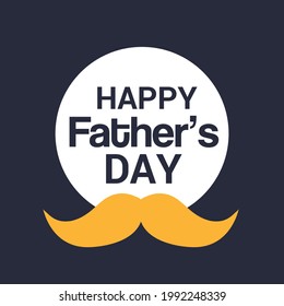 Vector illustration of a Background for Happy Fathers Day.