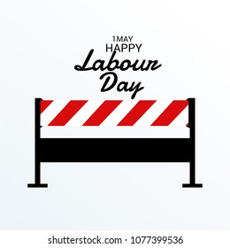 Vector illustration of a Background for Happy Labour Day.
