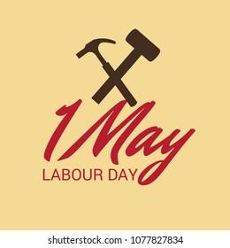 Vector illustration of a Background for Happy Labour Day.