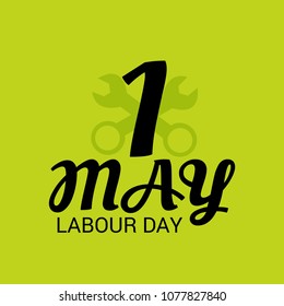 Vector illustration of a Background for Happy Labour Day.