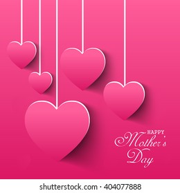 Vector illustration of a background for Happy Mother's Day.