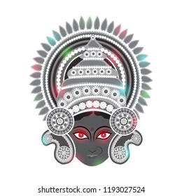 Vector illustration of a Background for Happy Navratri Celebration.