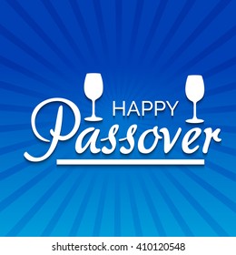 Vector illustration of a background for happy passover.