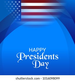 Vector illustration of a Background for Happy Presidents Day.