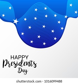 Vector illustration of a Background for Happy Presidents Day.