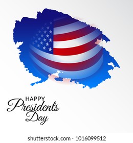 Vector illustration of a Background for Happy Presidents Day.