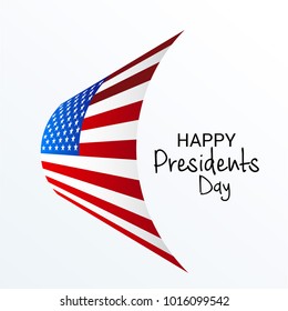 Vector illustration of a Background for Happy Presidents Day.