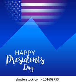 Vector illustration of a Background for Happy Presidents Day.
