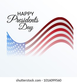 Vector illustration of a Background for Happy Presidents Day.