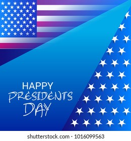 Vector illustration of a Background for Happy Presidents Day.