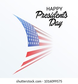 Vector illustration of a Background for Happy Presidents Day.