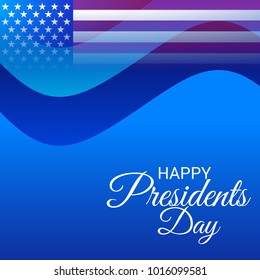 Vector illustration of a Background for Happy Presidents Day.