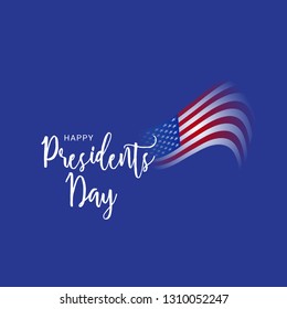 Vector illustration of a background for Happy Presidents Day.