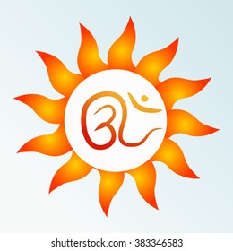 Vector illustration of a background for Happy Shivratri.