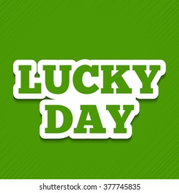 Vector illustration of a background for Happy St. Patrick's Day.