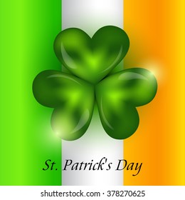 Vector illustration of a background for Happy St. Patrick's Day.