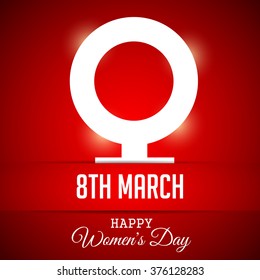 Vector illustration of a background for Happy Women's Day celebrations concept .