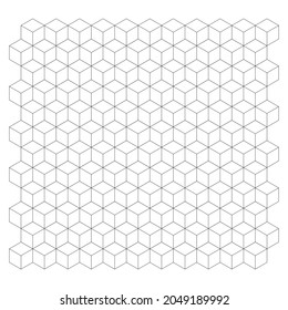 vector illustration of background with hexagonal stripes