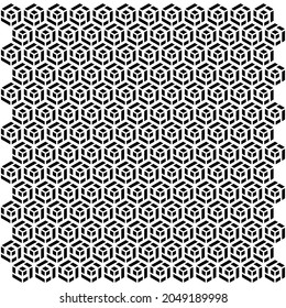 vector illustration of background with hexagonal stripes