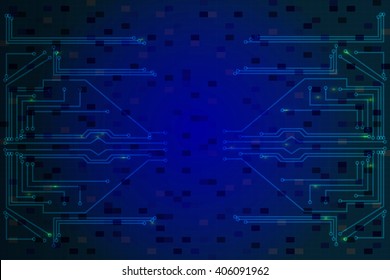 vector illustration. background image on the printed circuit board conductors gradient . for design, wallpaper, presentations.using the mosaic.
