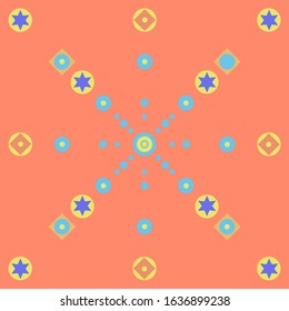 vector illustration background image ornament of geometric shapes for use in design and graphics