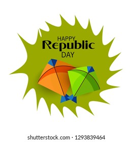 Vector illustration of a Background for Indian Republic day concept.