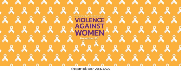 Vector illustration of a Background For International Day for the Elimination of Violence Against Women